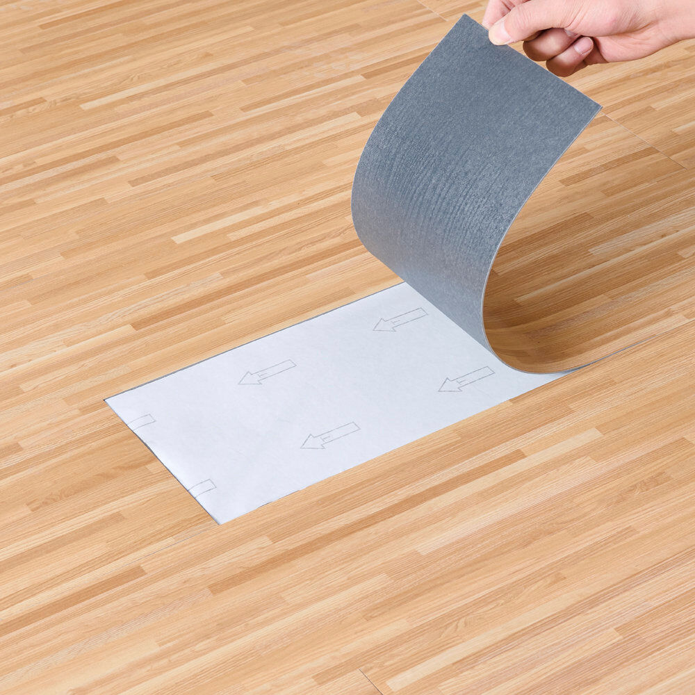 guangcai Self Adhesive Vinyl Flooring with Wood Effect Vinyl Tile Oak Strips