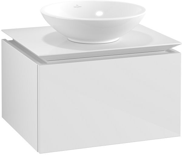 Villeroy und Boch Villeroy & Boch Legato Waschtischunterschrank B56700DH 60x38x50cm, Glossy White