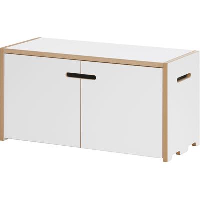 Mehrzweckregal TOJO "hochstapler", weiß, B:76cm H:38,3cm T:32cm, MDF, Regale, Mehrzweckregal Standregal, Grund- und Anbaumodule, die miteinander kombiniert werden können