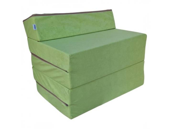 Matelas Pliable Fauteuil - NATALIA SPZOO - 195x70x10 cm - Mousse Polyuréthane - Déhoussable - 1 Place