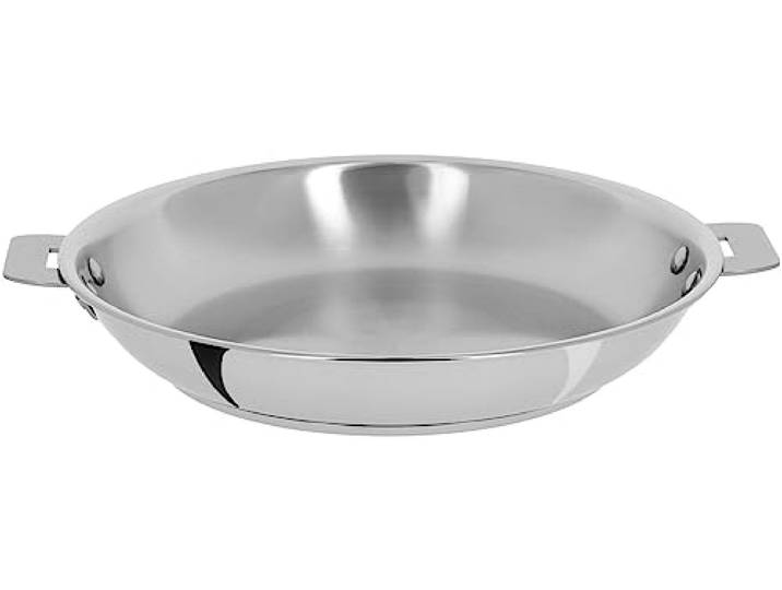 Cristel P24QMP Casteline Amovible Pfanne, Edelstahl, Durchmesser 24 cm, 30 x 24 x 4,3 cm