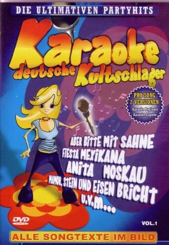 Karaoke - Various Artists - Karaoke - Deutsche Kultschlager Vol.1 - Preis vom 15.10.2026 23:06:25 h