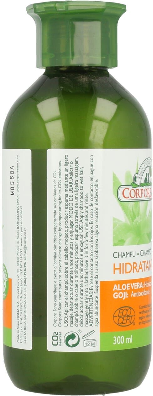 Corpore Sano Champu Aloe goji 300 M Hidratante