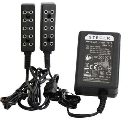 Kahlert Licht 60976 Beleuchtungstrafo 230V mit Verteilerleiste