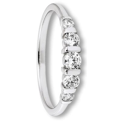 Silberring ONE ELEMENT "Zirkonia Ring aus 925 Silber Zirkonia Ring aus 925 Silber" Gr. 56, silber, Fingerringe, Damen, 56,mit Zirkonia, Silber 925 (Sterlingsilber), Silberring, Fein gefertigt – ein Zeichen mit besonderer Bedeutung