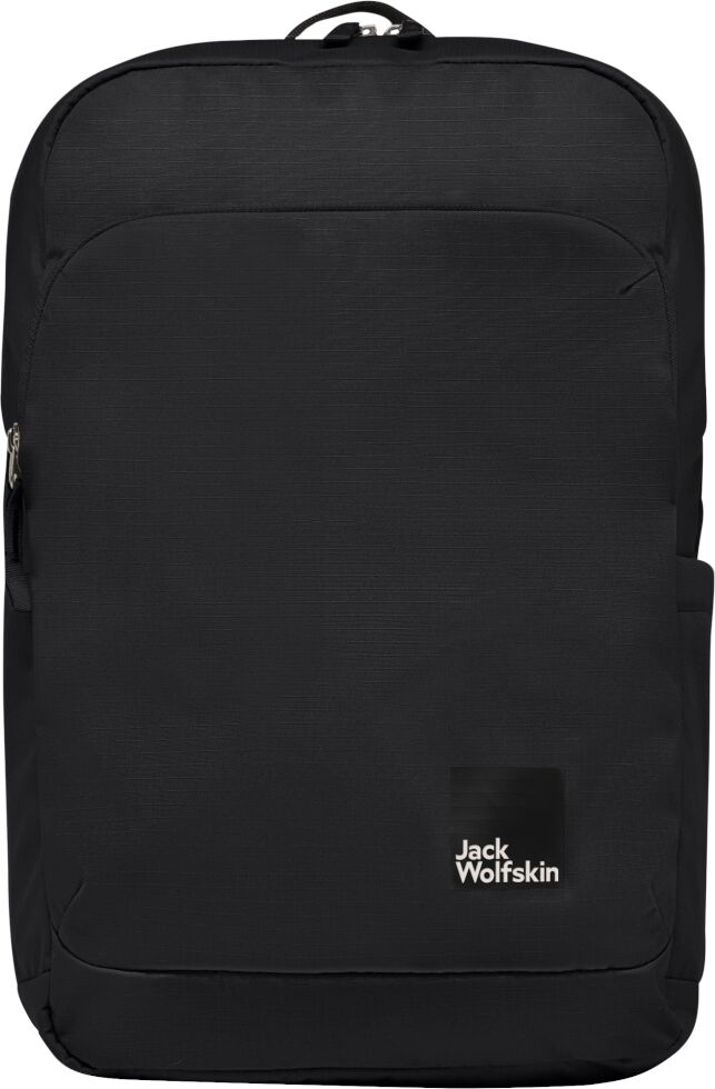 Cityrucksack JACK WOLFSKIN "TERRAVIEW", schwarz, Rucksäcke, Obermaterial: 100% Polyester. Futter: 100% Polyester, Cityrucksack, mit Laptopfach schwarz Einheitsgröße