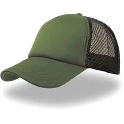 Atlantis Unisex 5-Panel Mesh Kappe Netz Cap RAPP olive/black/olive one size
