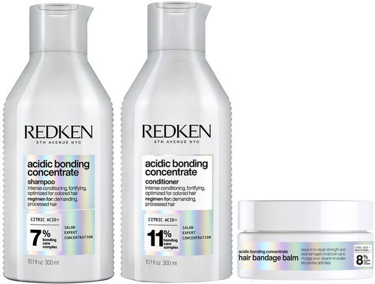 Redken Acidic Bonding Concentrate Shampoo 300ml, Acidic Bonding Condit