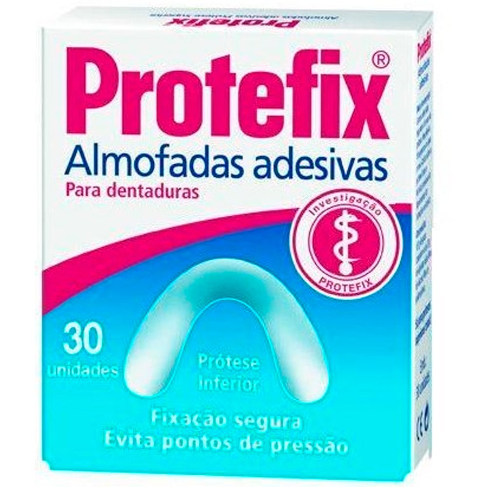Protefix Cojines adhesivos para el periodo puente de la dentadura postiza 30&nbsp;un. Lower Dentures