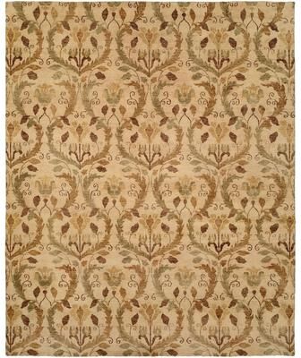 KALATY Royal Manner Derbyshire Warm Sand Hand-knotted Area Rug