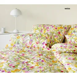 Elegante Mako-Jersey Bettwäsche Tulpe