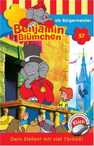 Benjamin Blümchen - Benjamin Blümchen - Folge 57: als Bürgermeister [Musikkassette] - Preis vom 30.09.2026 22:30:23 h