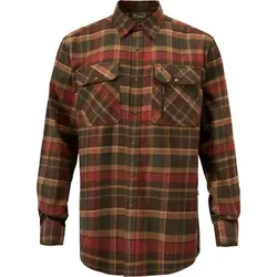 Prestwick Exclusive Shirt Herren (D.Green/Terracotta), Dark Green/Terracotta, 5XL