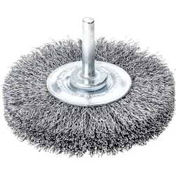 LESSMANN Schaft-Rundbürste Stahldraht gewellt 60x0,3mm