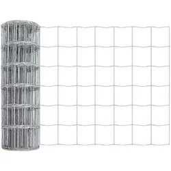 vidaXL Eurozaun 0,6 x 50 m PVC-beschichtetes Eisen