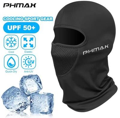 Inspired Finds Windproof Full Face Motorcycle Riding Balaclava Mask For Men And Women gray Fleece V2