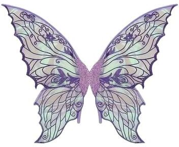 Inspired Finds Sparkling Fairy Butterfly Wings Costume For Halloween, Cosplay And Dress Up Parties violet