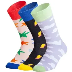 DILLY SOCKS Socken Sky Sparks (3er Box), Größe 41/46 in Bunt Bunt