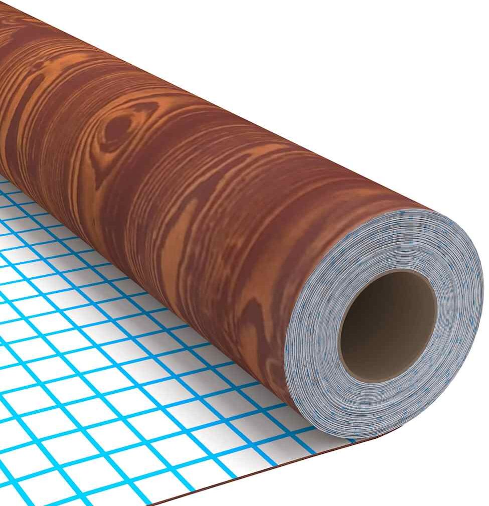 vidaXL Film autoadhésif pour meubles Acacia 500x90 cm PVC