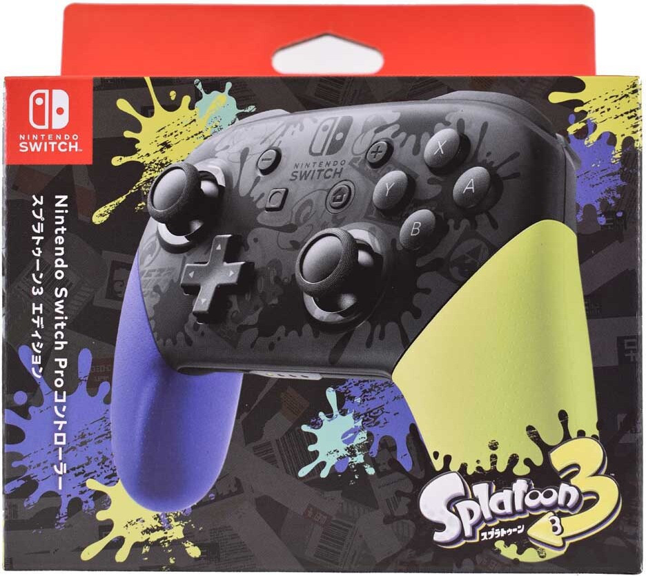 Nintendo Switch Pro Controller Splatoon 3 Special Edition