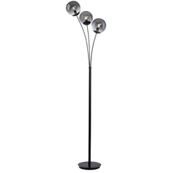 JUST LIGHT. Stehleuchte Big Widow Metall Schwarz