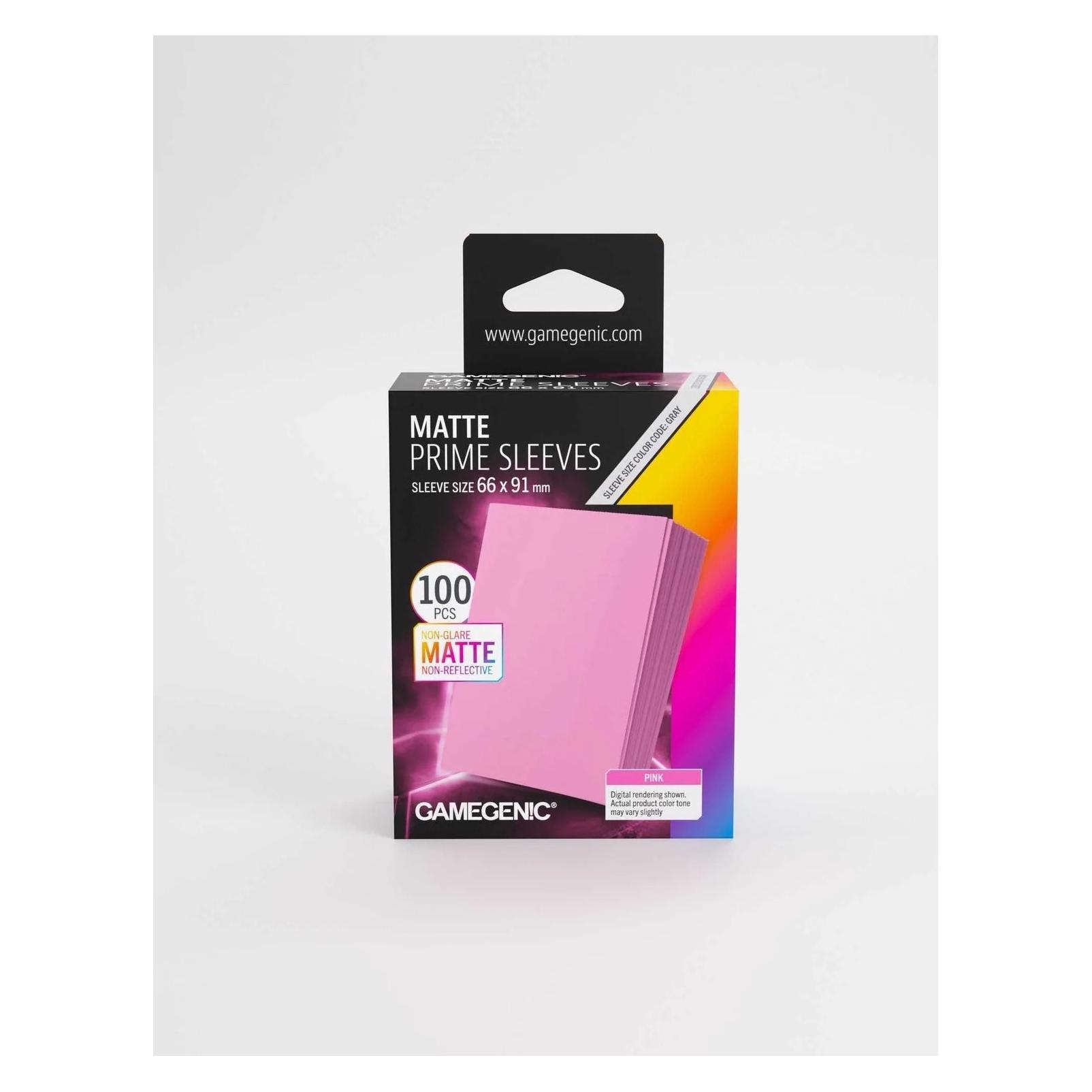 Gamegenic : Matte Prime Sleeves (66x91 mm) - Pink - 100 sztuk (4251715419564-4251715419564)