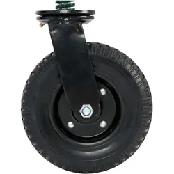 Wiltec, Möbelrollen, Torrolle bis 275kg Schiebetorrolle 360° Gummirad Laufrolle Schiebetor