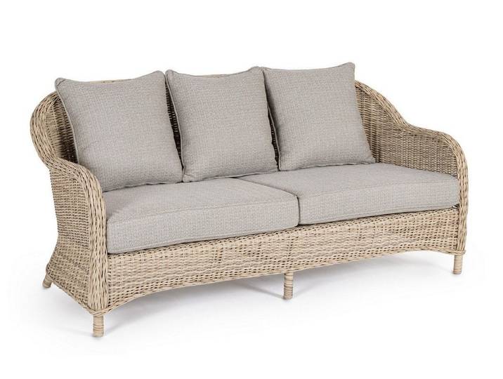 Natur24 Sofa Sofa Aditya 157x82x83cm Kunstfaser Sofa Couch Polster