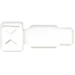 KNIPEX ColorCode Clips weiß (10 Stück) 21 mm weiß - 006110CW - weiß