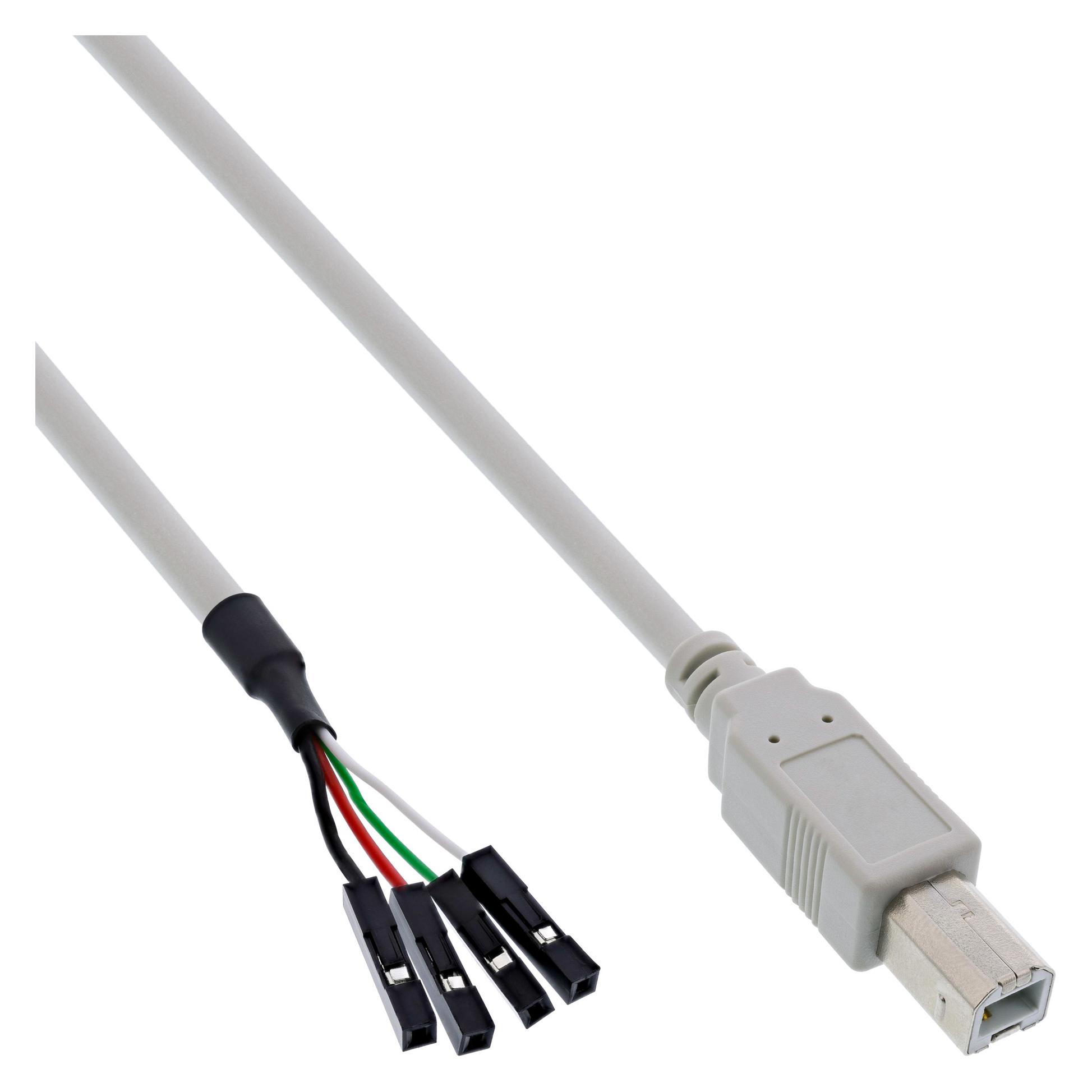Aquatuning USB 2.0 Anschlusskabel Stecker B auf Pfostenanschluss 40cm (40 cm, USB 2.0) (33440D)