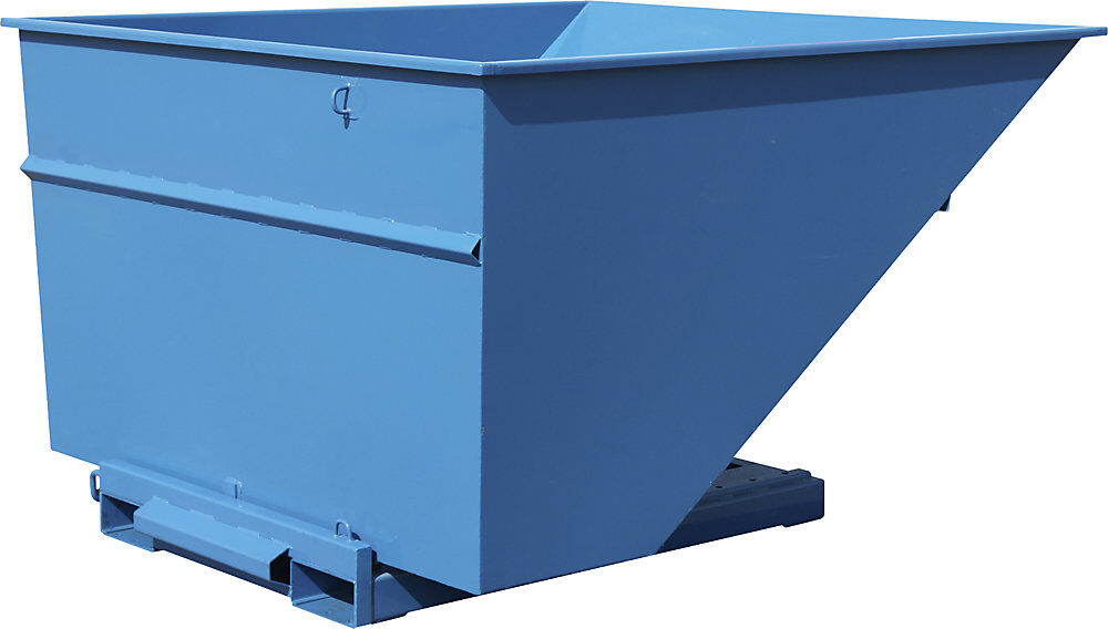 Kippbehälter, blau, Volumen 3000 l eurokraft basic