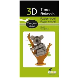3D Tiere Papiermodell - Koala