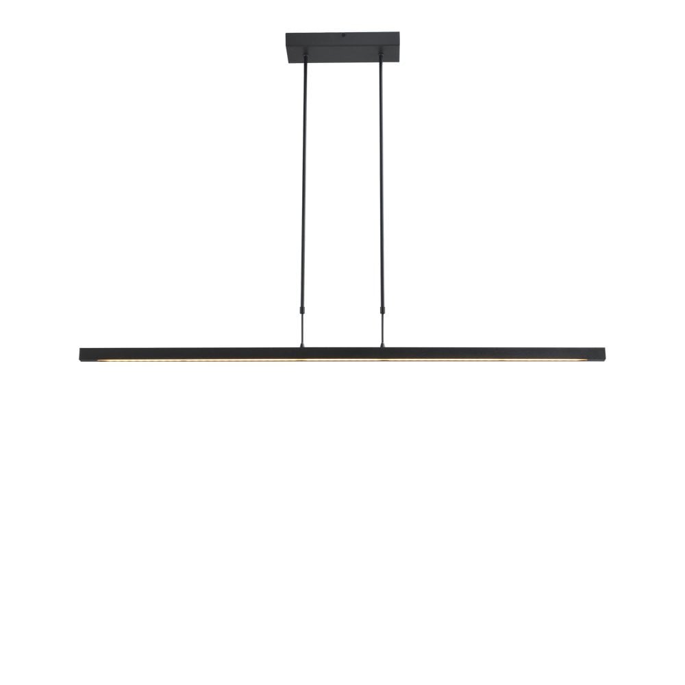 Masterlight Real 3 Hanglamp voor eettafel of kantoor - Zwart - 130 cm