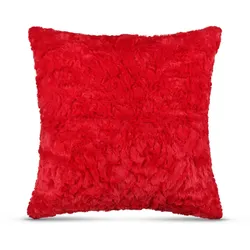 Bestlivings Kissenhülle "Rose" Kuschel 60x60cm - Dekokissen ( Rot )