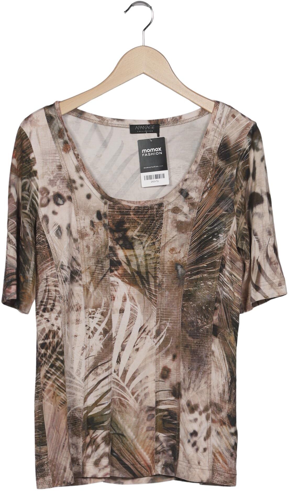 Apanage Damen T-Shirt, Mehrfarbig, Gr. EU 38, Viskose / Elasthan - Second Hand