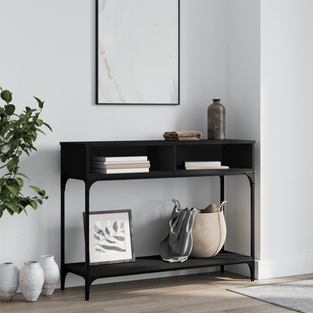 vidaXL 100 cm W Console Table Black