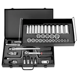 FACOM Steckschluessel-Set 1/2Z, 12-Kant