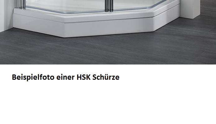 HSK Acryl Schürze 11 cm hoch, für HSK Viertelkreis Duschwanne 100 x 100 cm 505003-pergamon