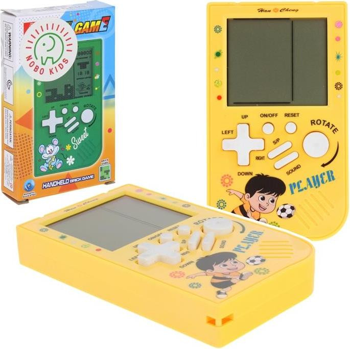 Nobo Kids Tertis elektronische draagbare spelconsole - geel