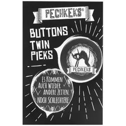 Buttons Twin Pieks - Schlechte Zeiten 2er Set