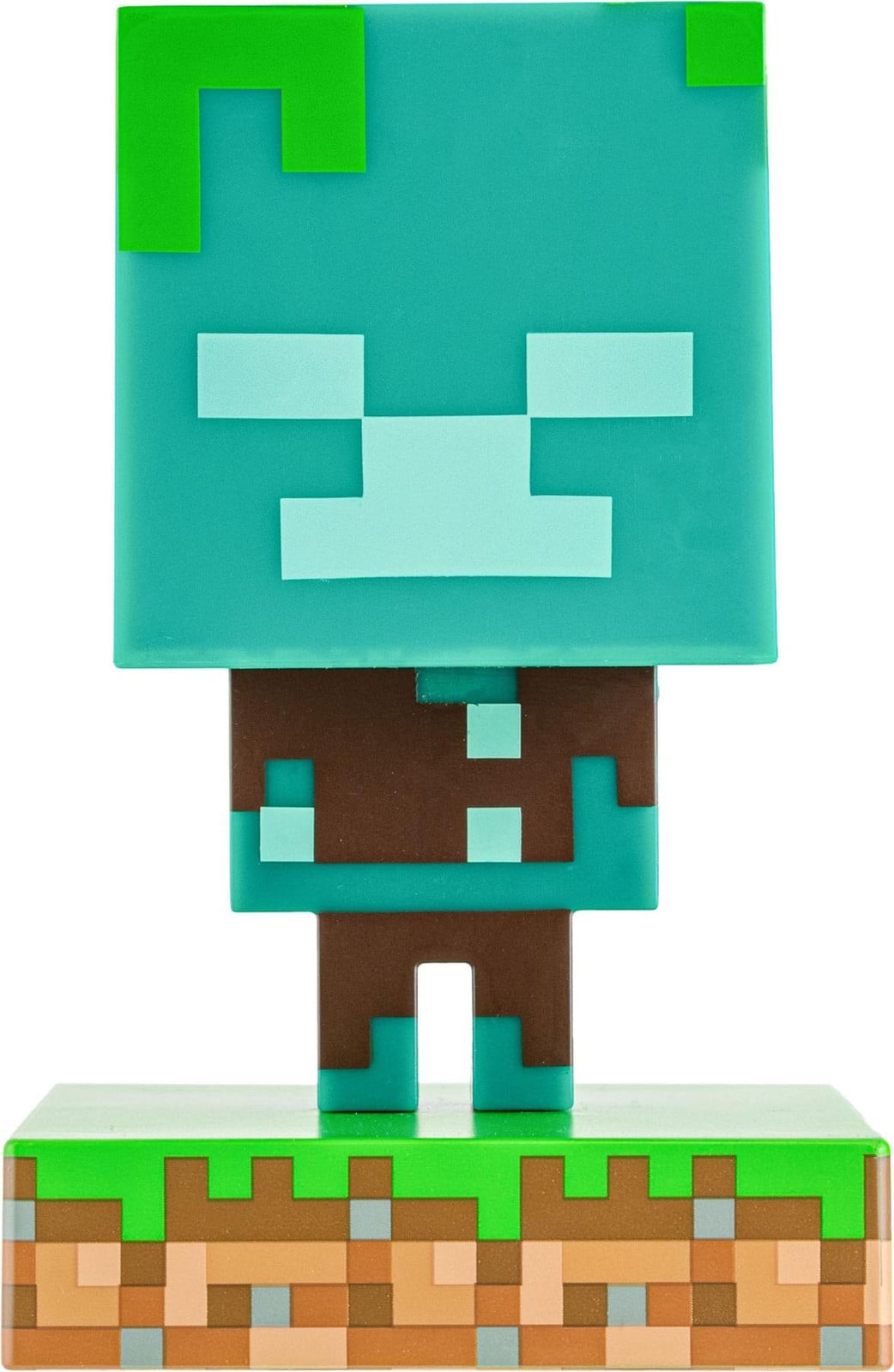 Paladone Minecraft LED nachtlampje met verdronken zombie voor op een tafel