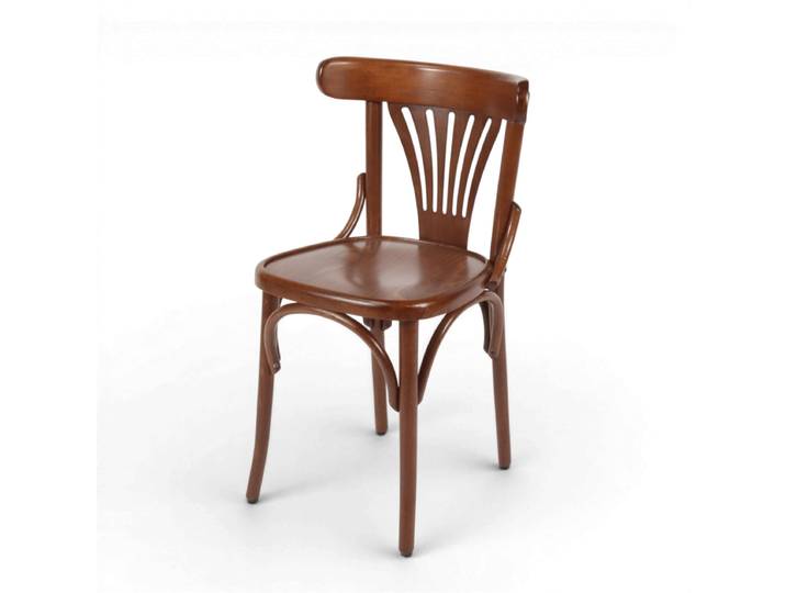 Chaise de bistrot HALLES - Bois de Hêtre - Teinte Noisette