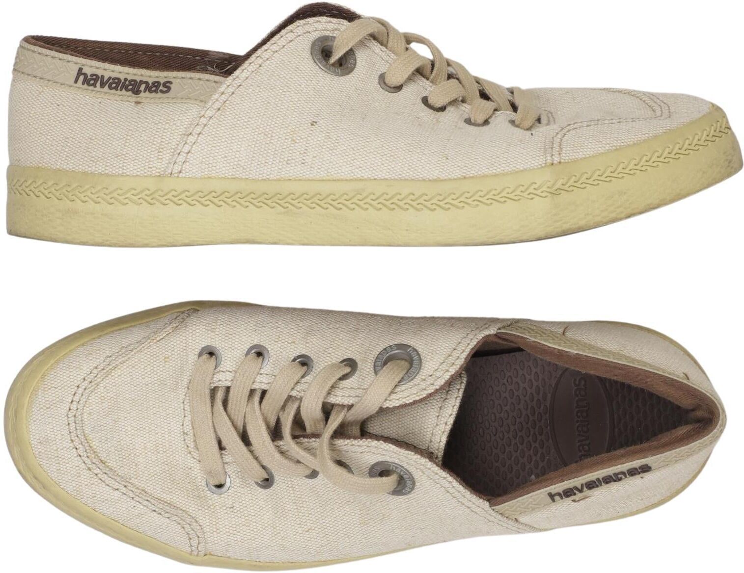 Havaianas Herren Sneaker, Beige, Gr. EU 38, kein / Etikett - Second Hand