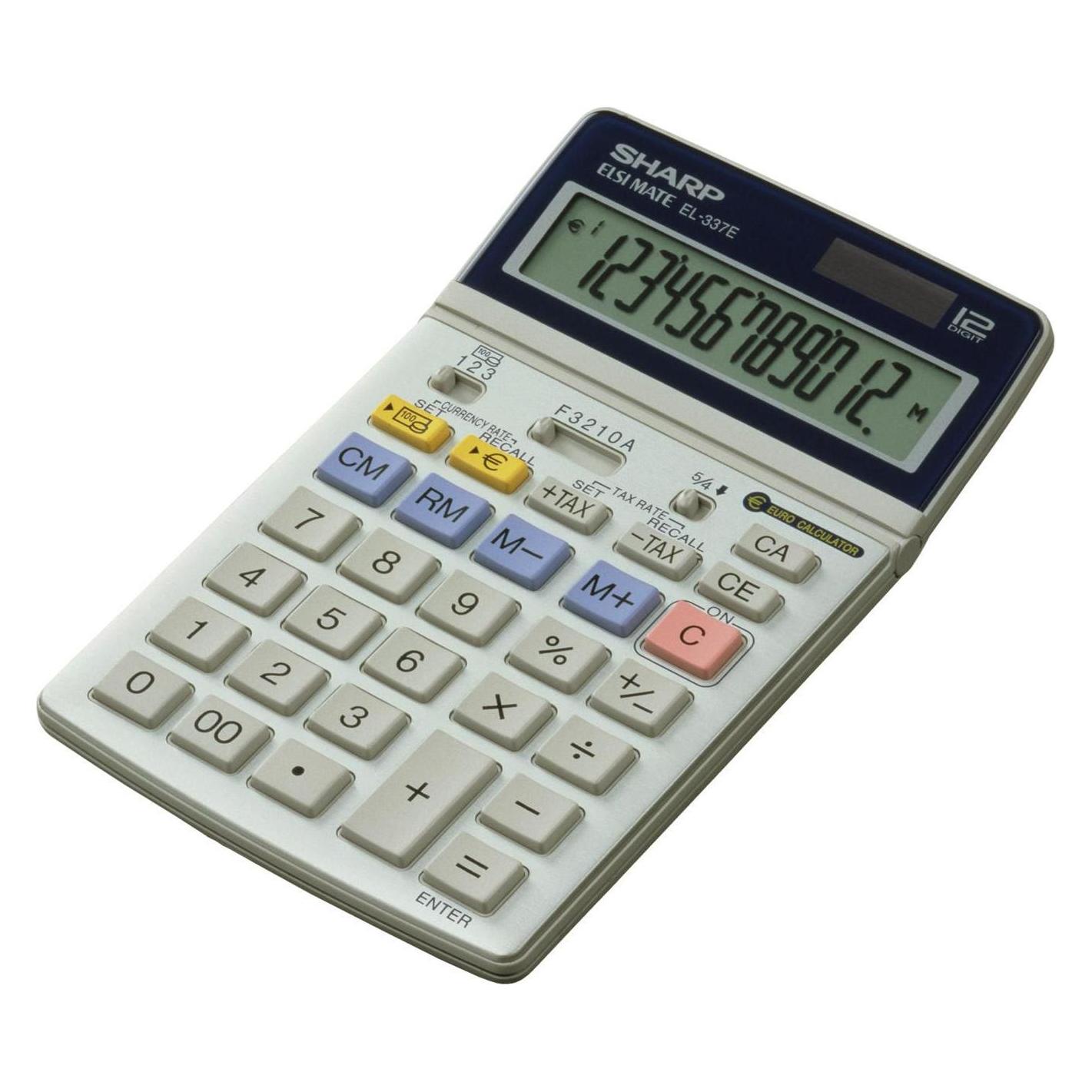 Sharp El-337C Calculator Desktop (Batteriebetrieb) (EL337C)