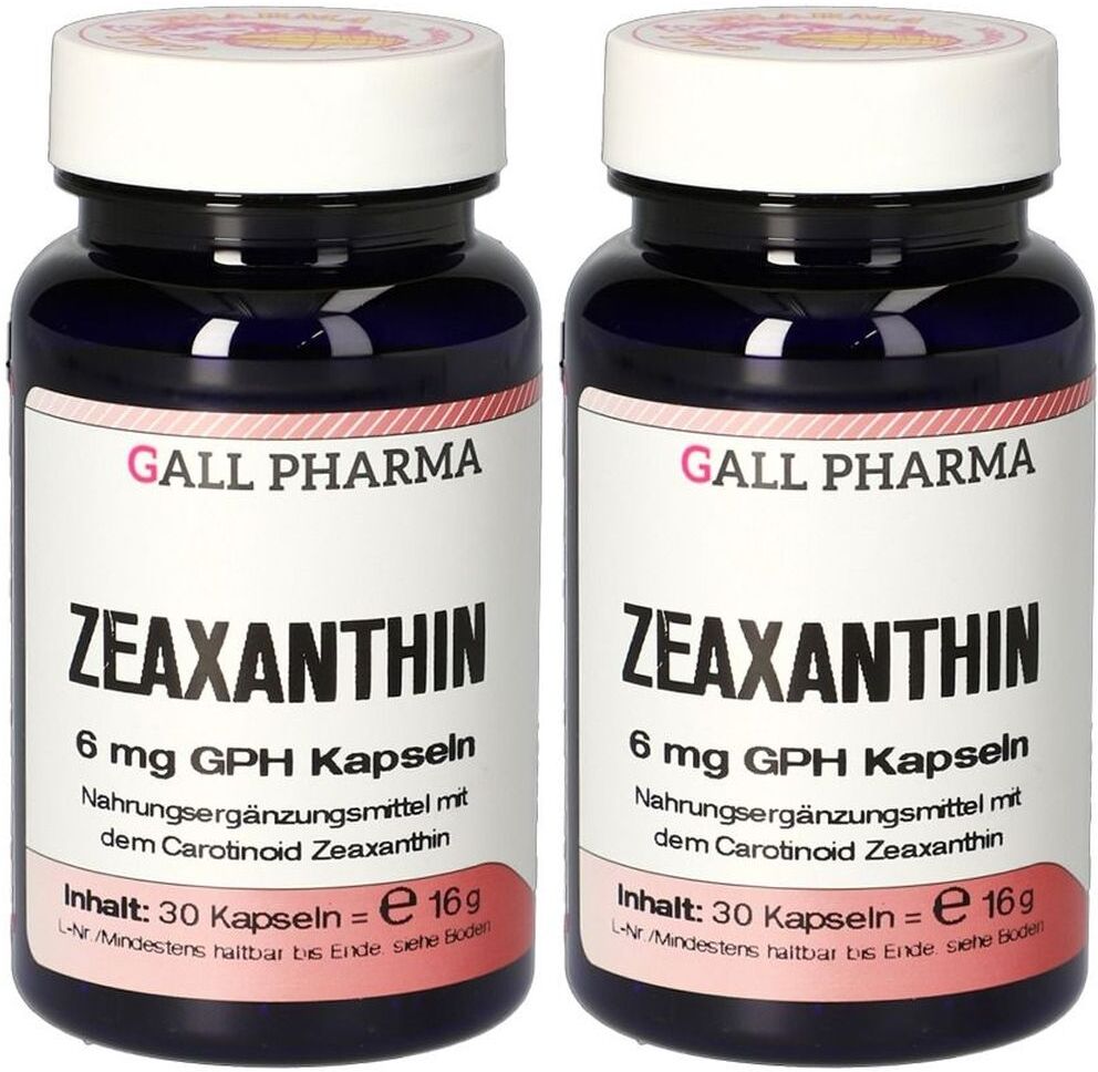 GALL PHARMA Zeaxanthin 6 mg GPH Kapseln 2x 2x90 St