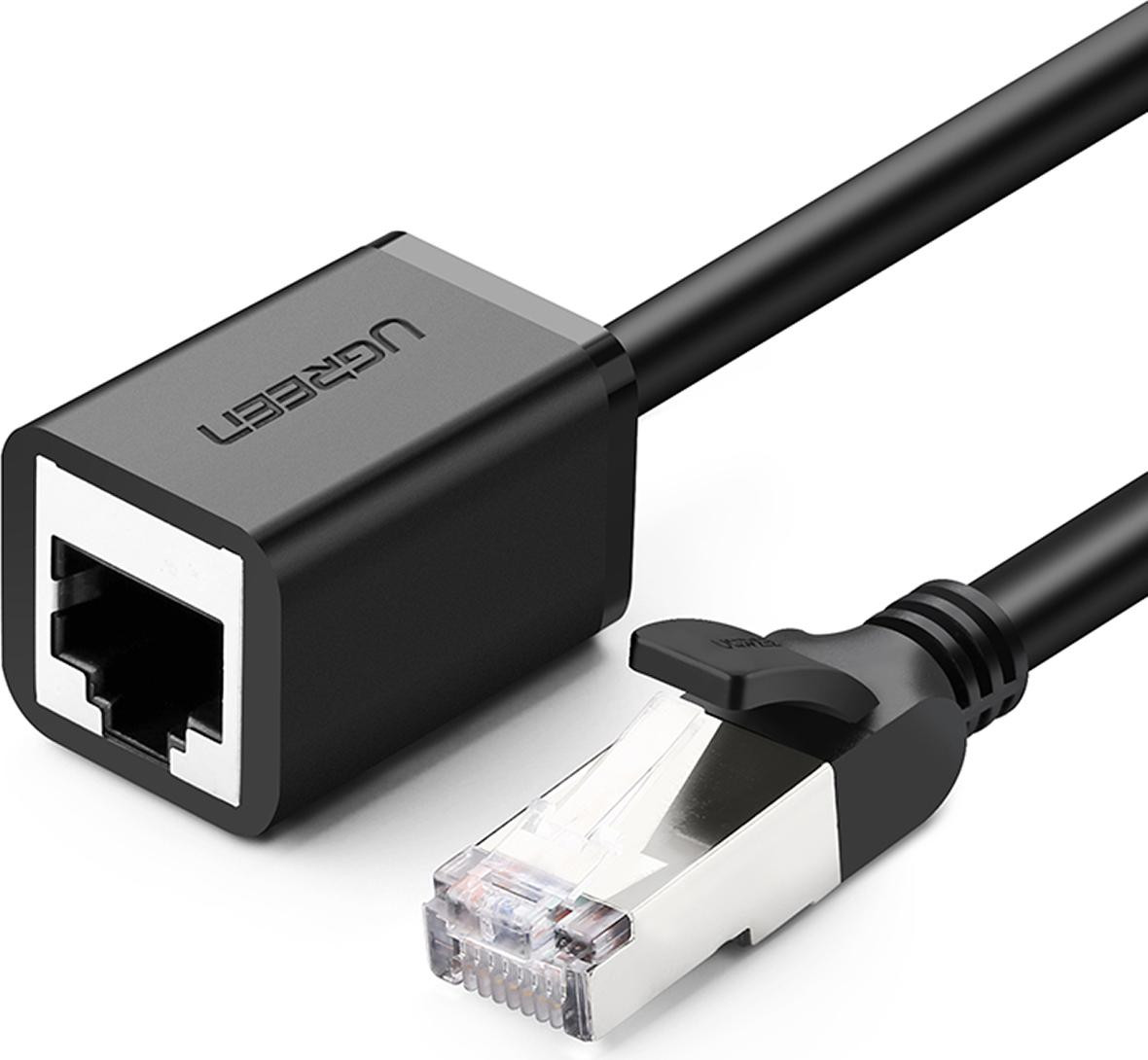 Ugreen Cat6 Ethernet kabel RJ45 naar RJ45, 0,5 meter, zwart
