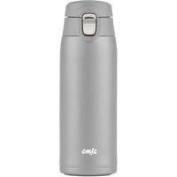 TRAVEL MUG light Thermobecher 0,4 Liter silber, Flip-Deckel