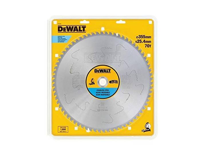 DeWalt DT1921-QZ metalen cirkelzaagblad 355/25,4 70TFZ, voor roestvrij staal