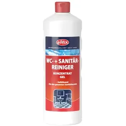 Eilfix WC- und Sanitärreiniger rot 1 L Sanitärreiniger Konzentrat Gel auf Milch-Phosphorsäurebasis