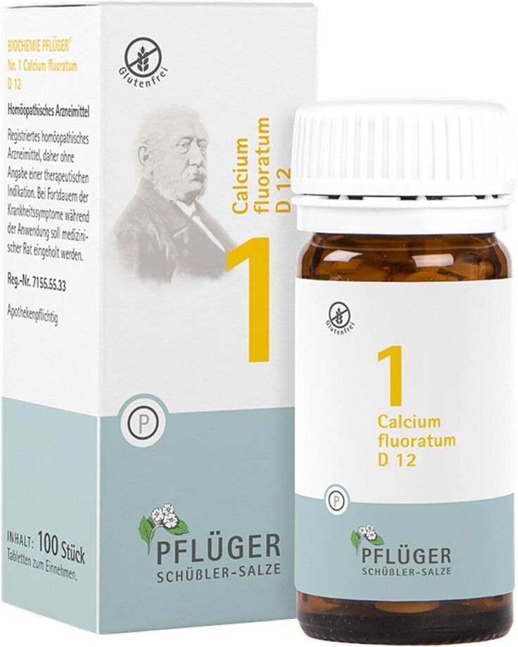Biochemie Pflüger 1 Calcium fluor.D 12 Tabletten